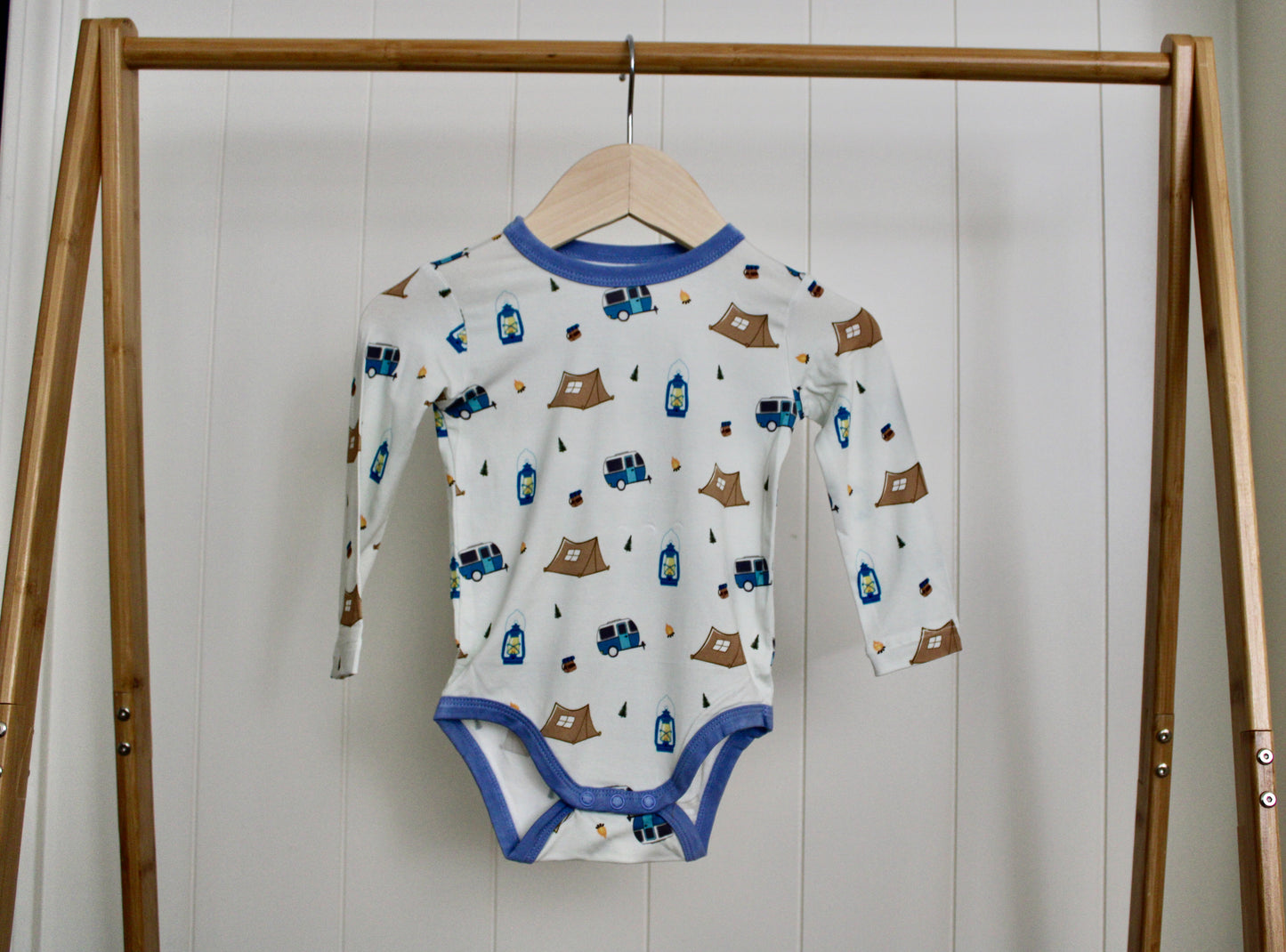 Campfire Long Sleeve Bodysuit