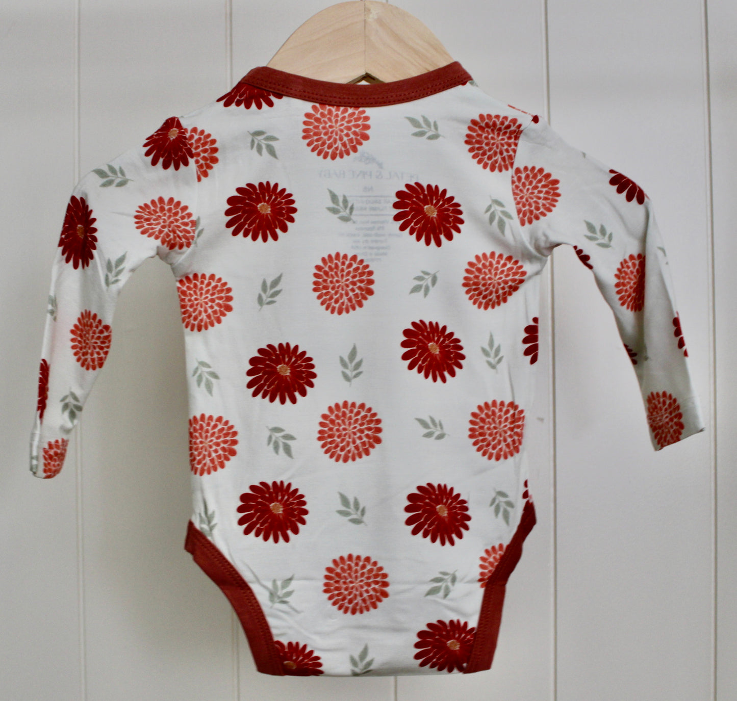 Autumn Bloom Long Sleeve Bodysuit