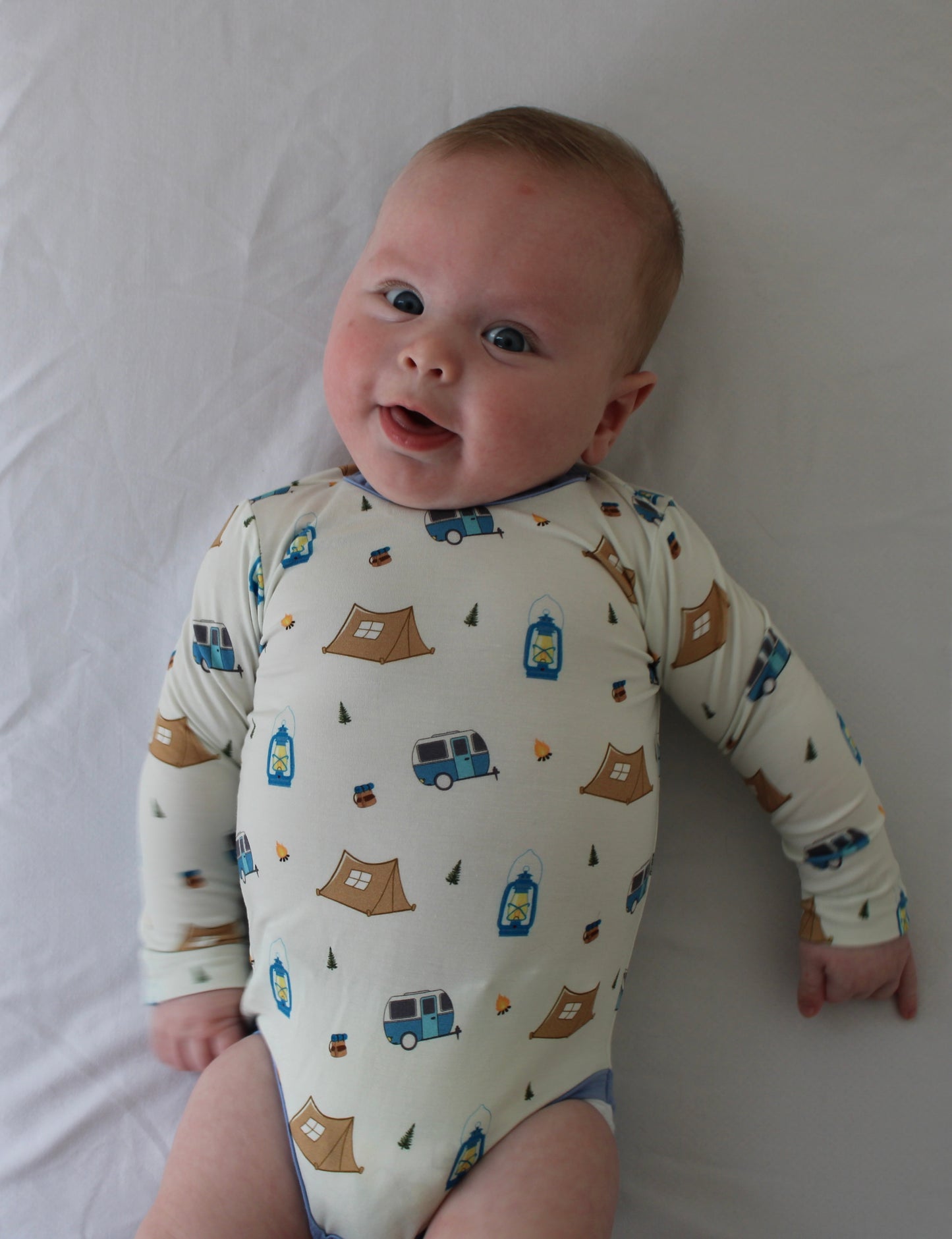 Campfire Long Sleeve Bodysuit