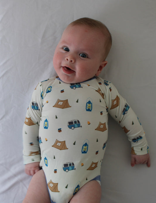 Campfire Long Sleeve Bodysuit