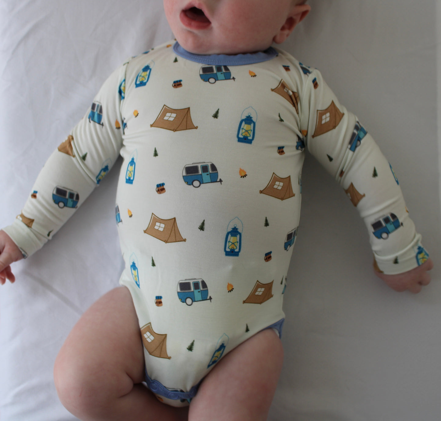 Campfire Long Sleeve Bodysuit