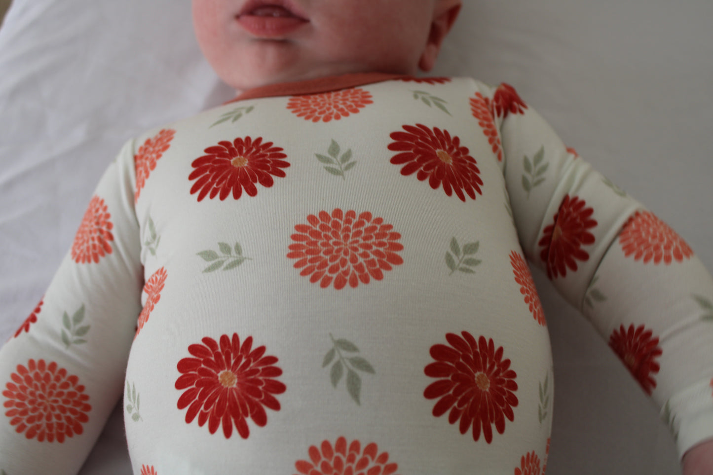 Autumn Bloom Long Sleeve Bodysuit