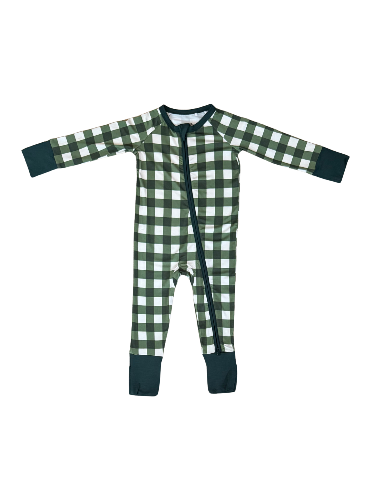 Evergreen Check Sleeper
